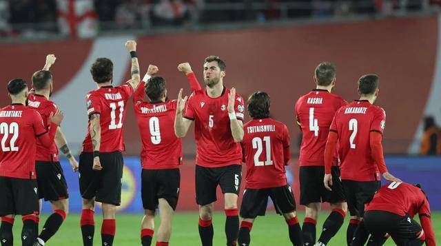 格鲁吉亚队在欧预赛中实现逆转胜! 格鲁吉亚队在欧预赛中实现逆转胜!
